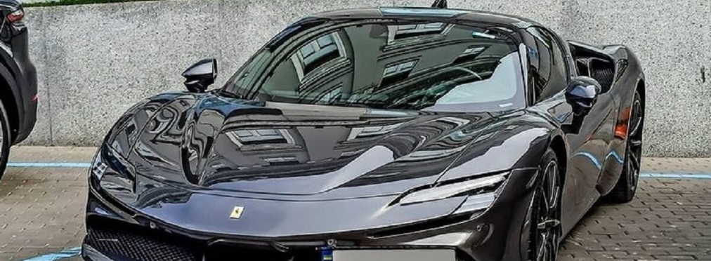 В Украине заметили крутой суперкар Ferrari мощностью 1000л.с. за 20 миллионов