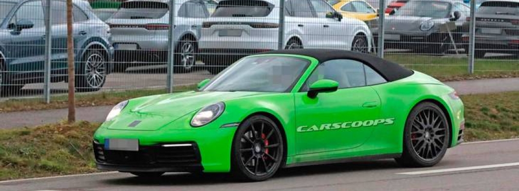Porsche готовит новый 911 в кузове кабриолет