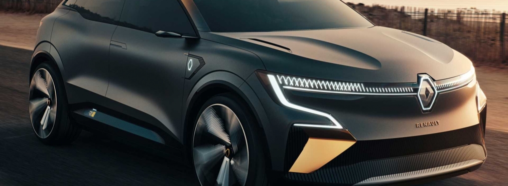 В сети появились новые изображения Renault Megane eVision с нулевым уровнем выбросов (фото)