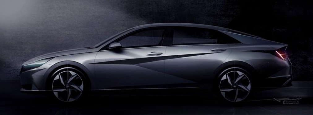 Hyundai показала на видео новую Elantra