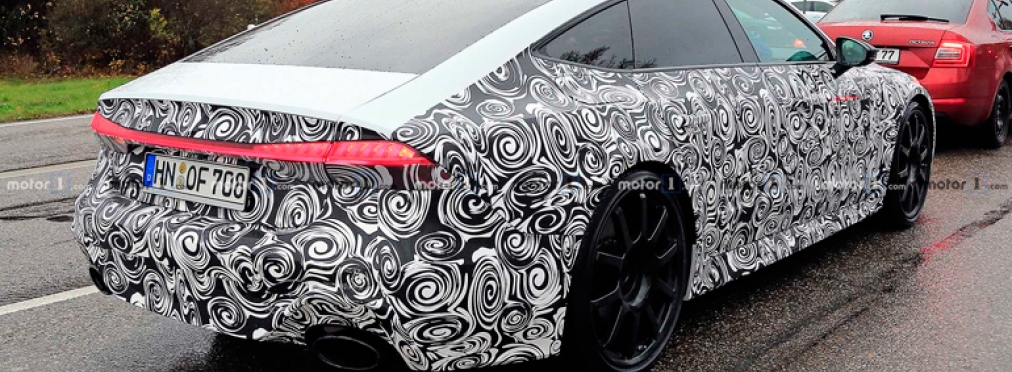 Опубликованы шпионские снимки новой Audi RS7