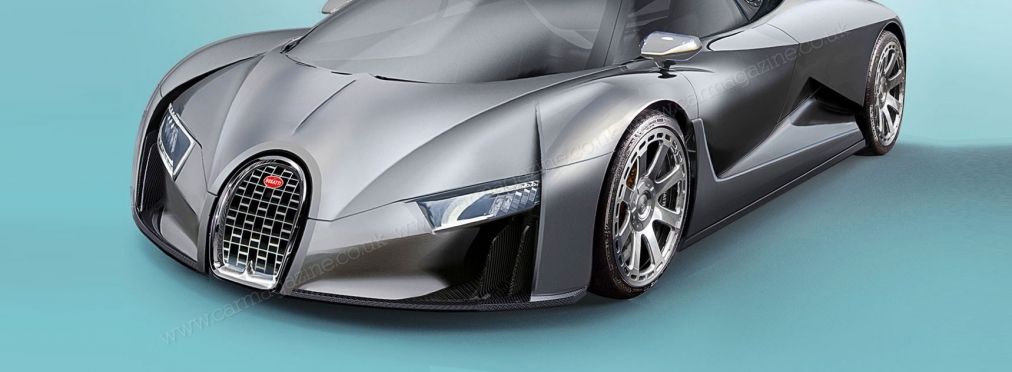 Шпионы сняли концепт Bugatti Chiron на видео