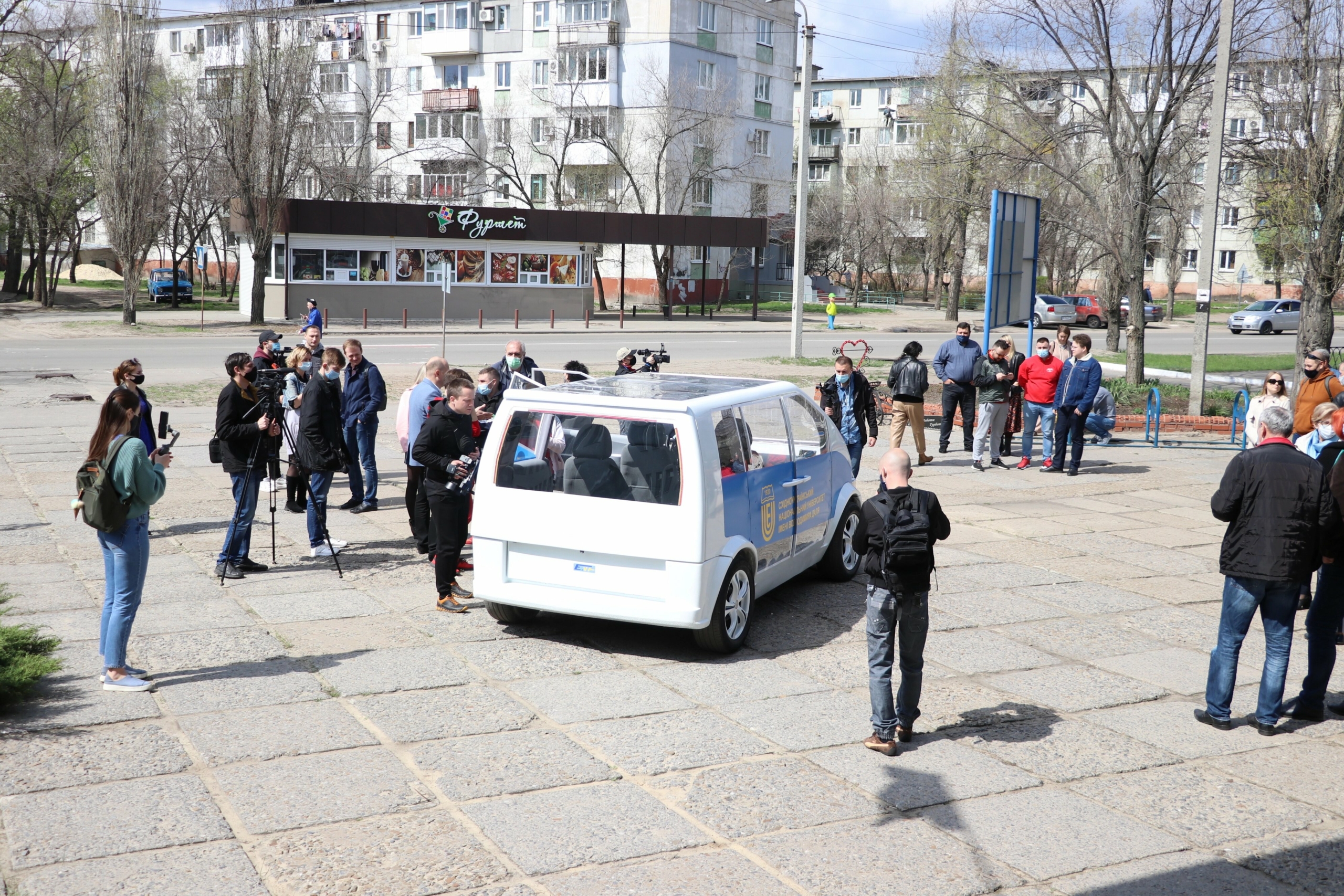 Первый украинский электромобиль с запасом хода 500км. 4