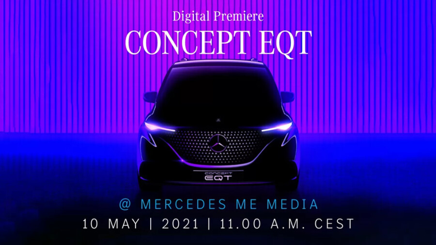 Mercedes-Benz показал компактвэн EQT на фото 1
