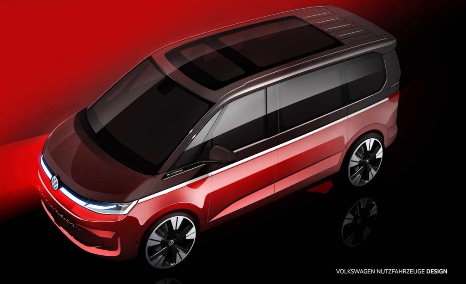 Volkswagen рассекретил внешность нового Multivan за месяц до мировой премьеры 1