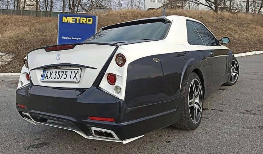 Украинец превратил свой Mercedes в необычную машину 2