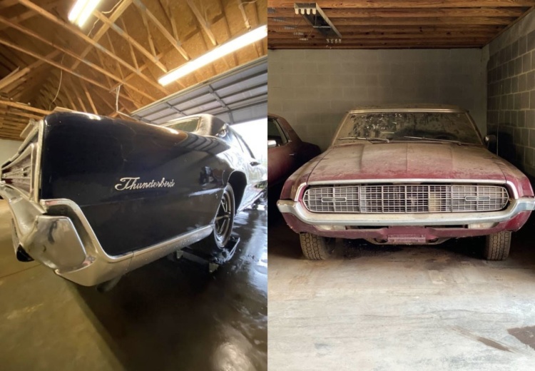 Капсула времени: Ford Thunderbird, которые провели 30 лет в гараже, продают за символическую сумму (фото) 3