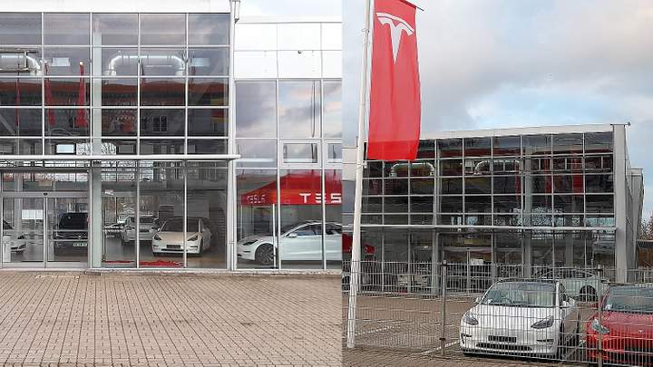 Tesla открыла автосалон вблизи Украины 2