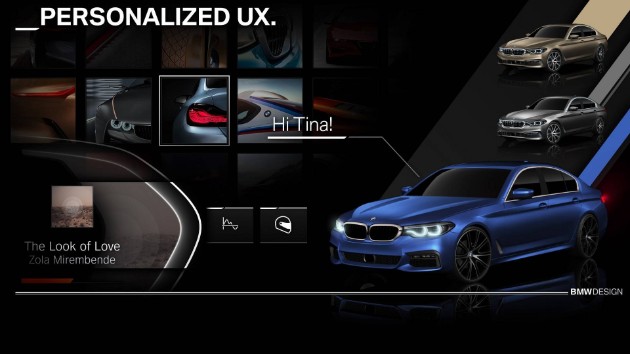 Компания BMW продемонстрировала дизайн новой операционной системы 1