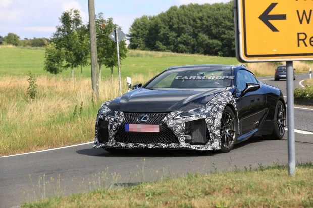 Новый Lexus LC F замечен на тестах в Германии 1