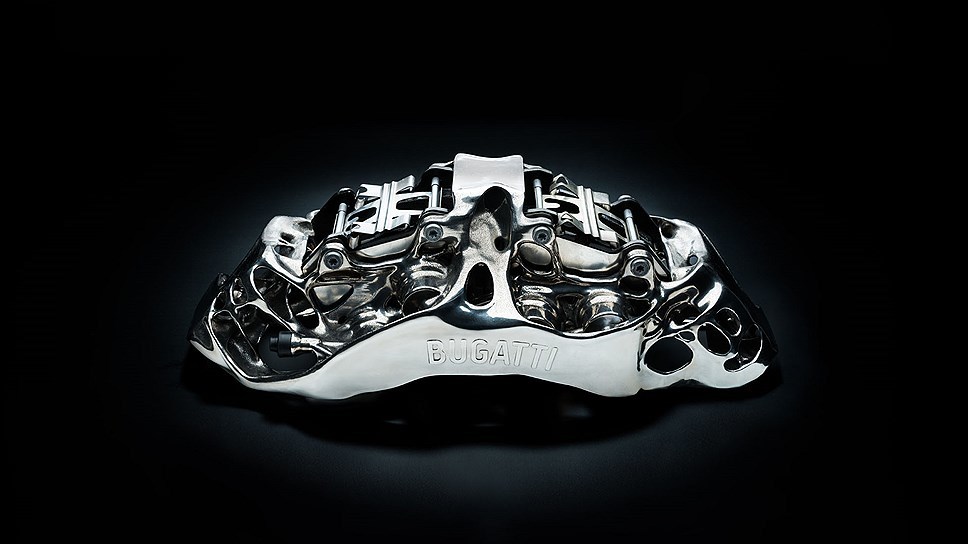 Компания Bugatti показала тормоза, напечатанные на 3D-принтере 1