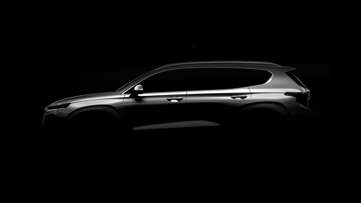 Hyundai выпустил первый тизер нового Santa Fe 1