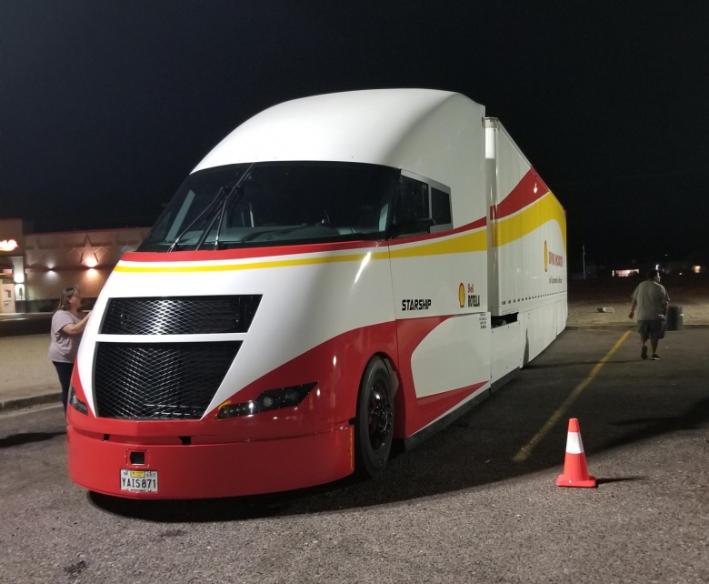 Компания Shell испытывает аэродинамический грузовик 1
