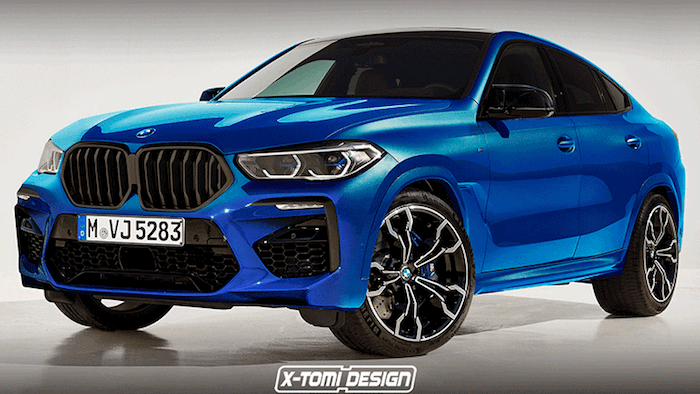 Опубликованы рендеры нового BMW X6 M 1