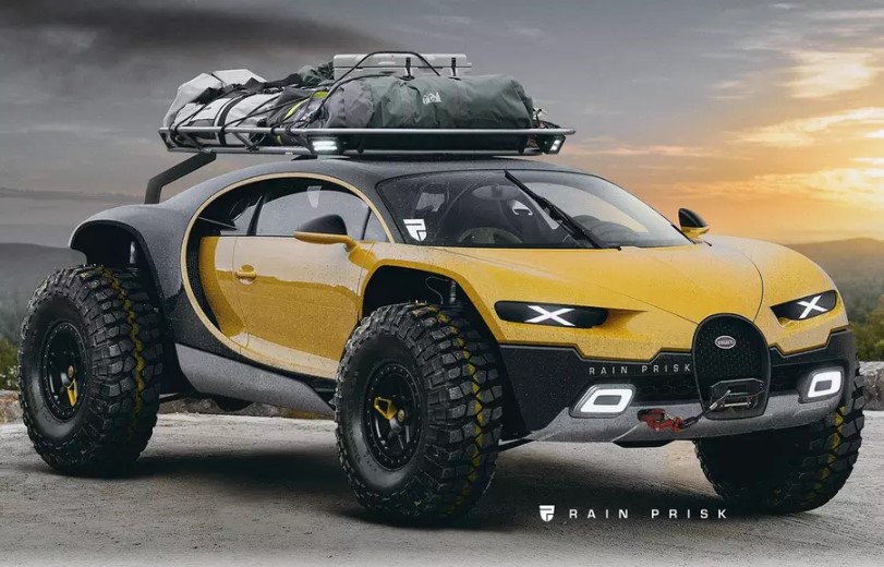 Как может выглядеть «апокалиптический» Bugatti Chiron 1