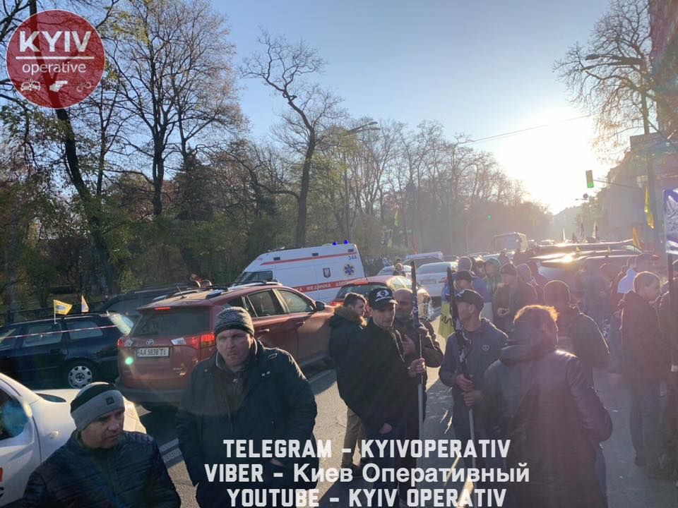 Владельцы «евроблях» заблокировали центр Киева 1