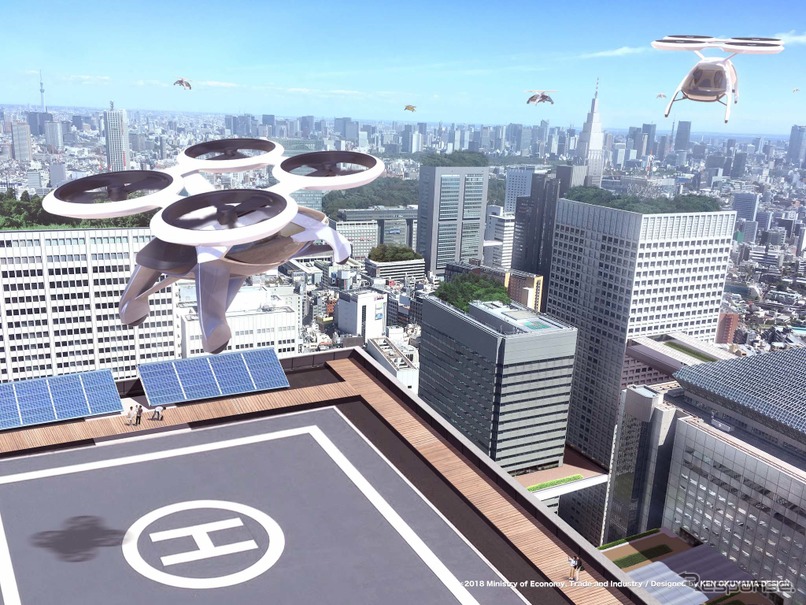 Летающие машины станут нормой в Японии в 2030-х годах 1