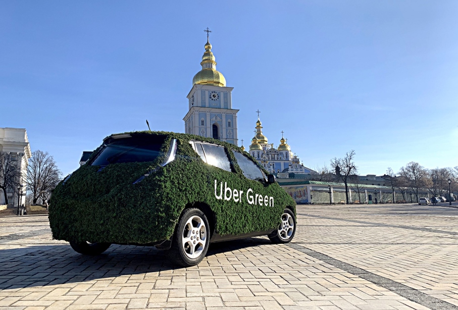 Сервис Uber Green добрался до Киева 1