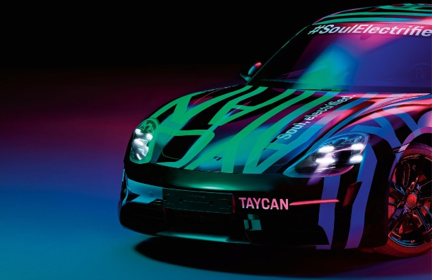 Porsche показала предсерийный электрокар Taycan 6