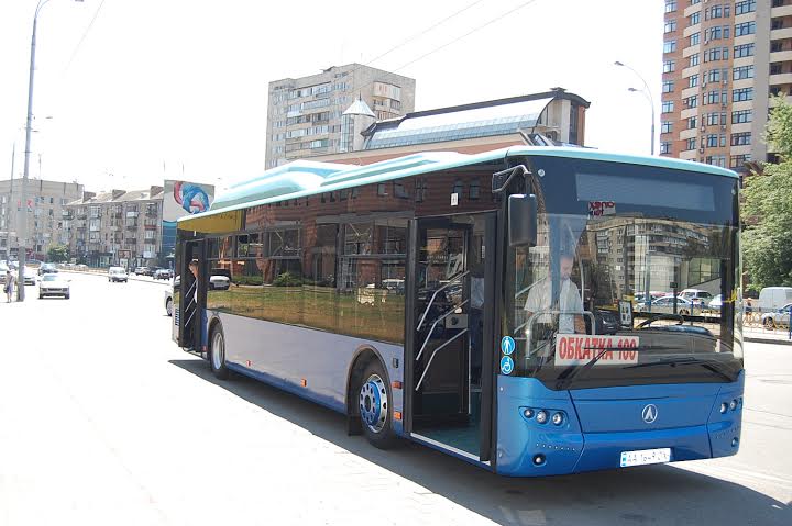 В Украине презентовали первый CNG - автобус 1