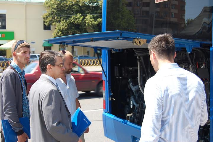 В Украине презентовали первый CNG - автобус 2