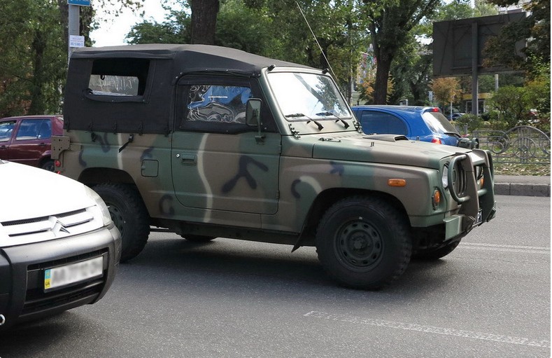 Новый автомобиль украинской национальной гвардии KIA RM-420 1