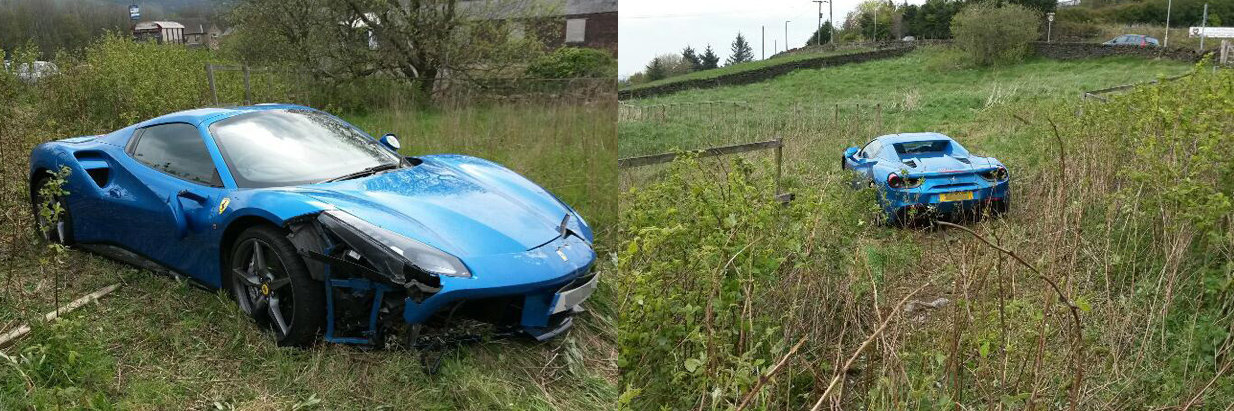 В Великобритании нашли брошенный в поле Ferrari 1