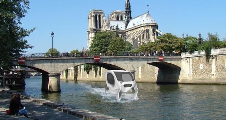 В Париже появилось «парящее в воздухе водное такси» 1
