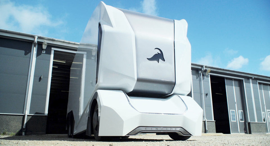 Шведы показали огромный автономный грузовик T-Pod Prototype 1