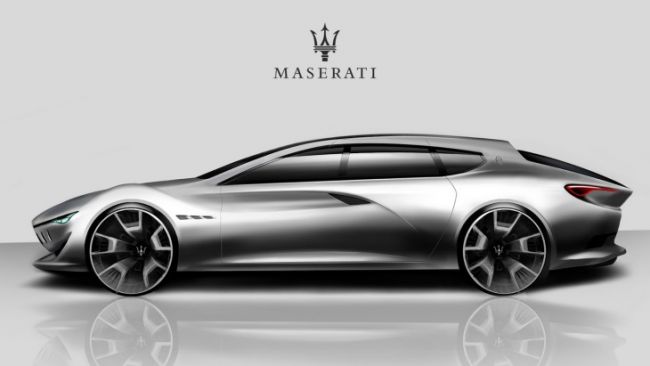 Представлен рендер футуристического универсала Maserati Sport Wagon Concept 1