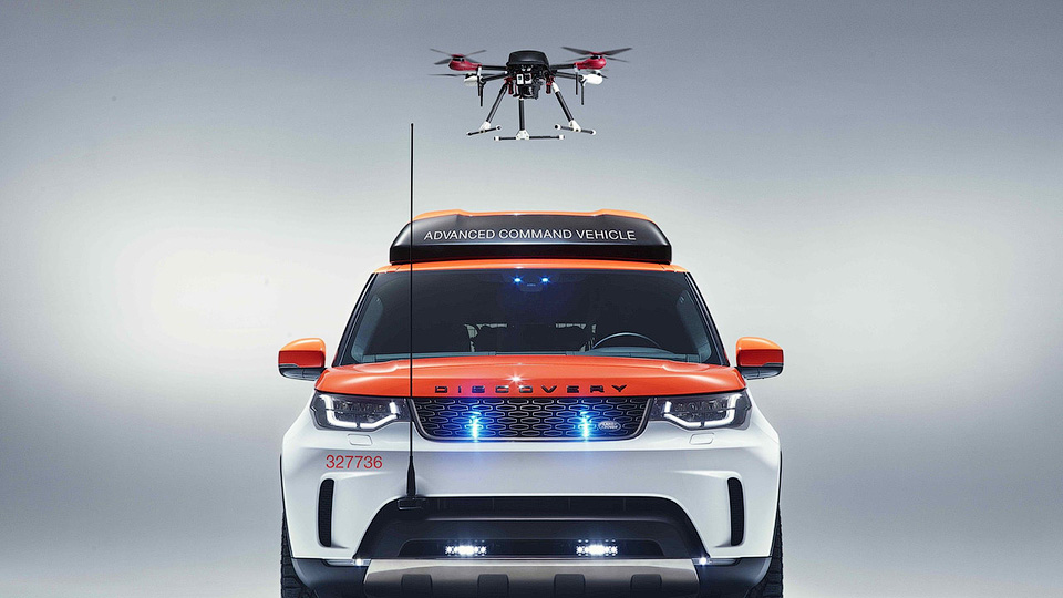 Новый Land Rover «можно приобрести только с дроном на крыше» 1
