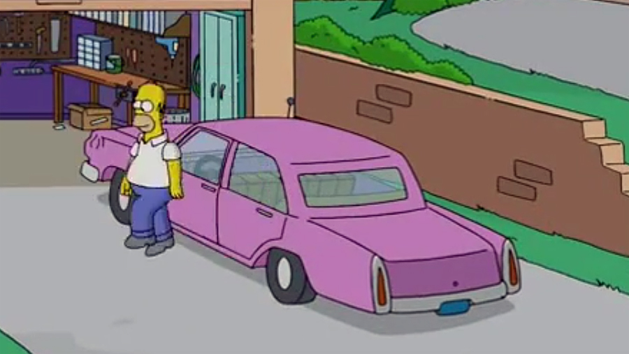 В «Симпсонах» впервые назвали марку автомобиля Гомера 1