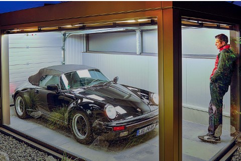 Эксклюзивный Porsche стоит не в гараже, а «на вилле» 1