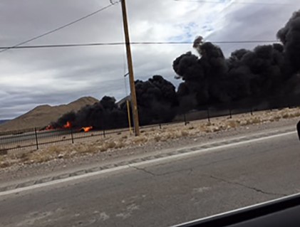 Спорткар Lamborghini загорелся на треке в Лас-Вегасе: есть погибшие 2