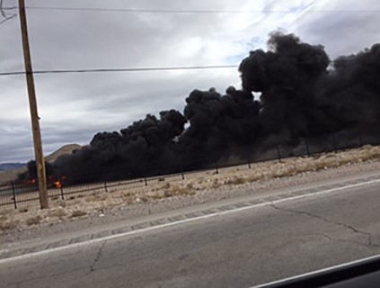 Спорткар Lamborghini загорелся на треке в Лас-Вегасе: есть погибшие 3