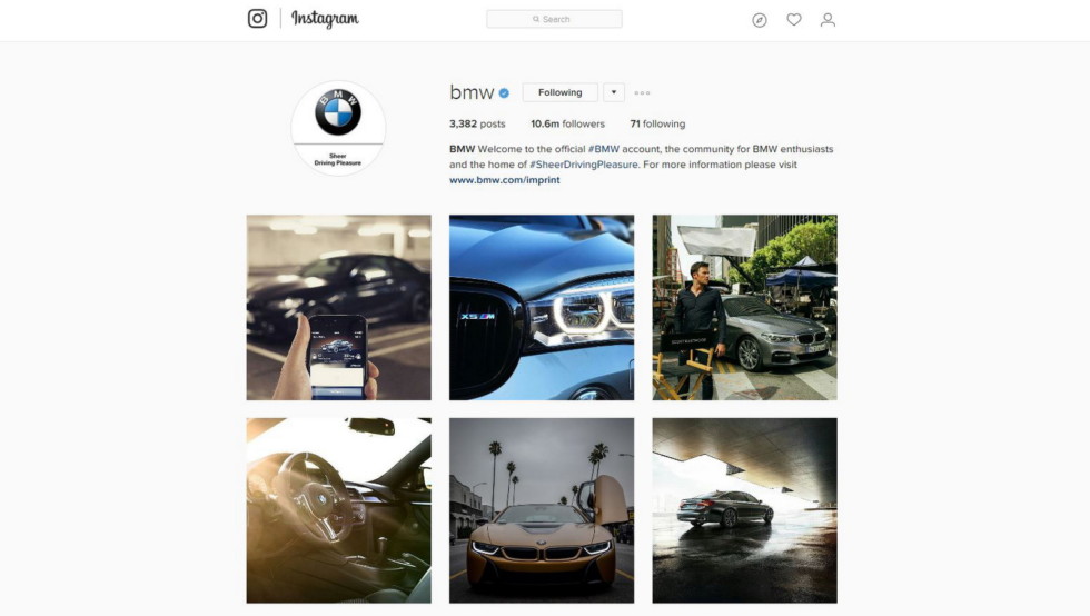Аккаунт BMW в Instagram поставил рекорд 2