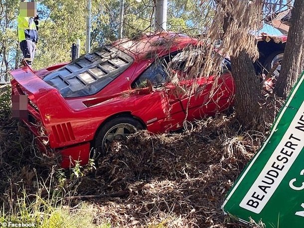 Водитель разбил Ferrari стоимостью свыше 2 миллиона долларов об дерево 1