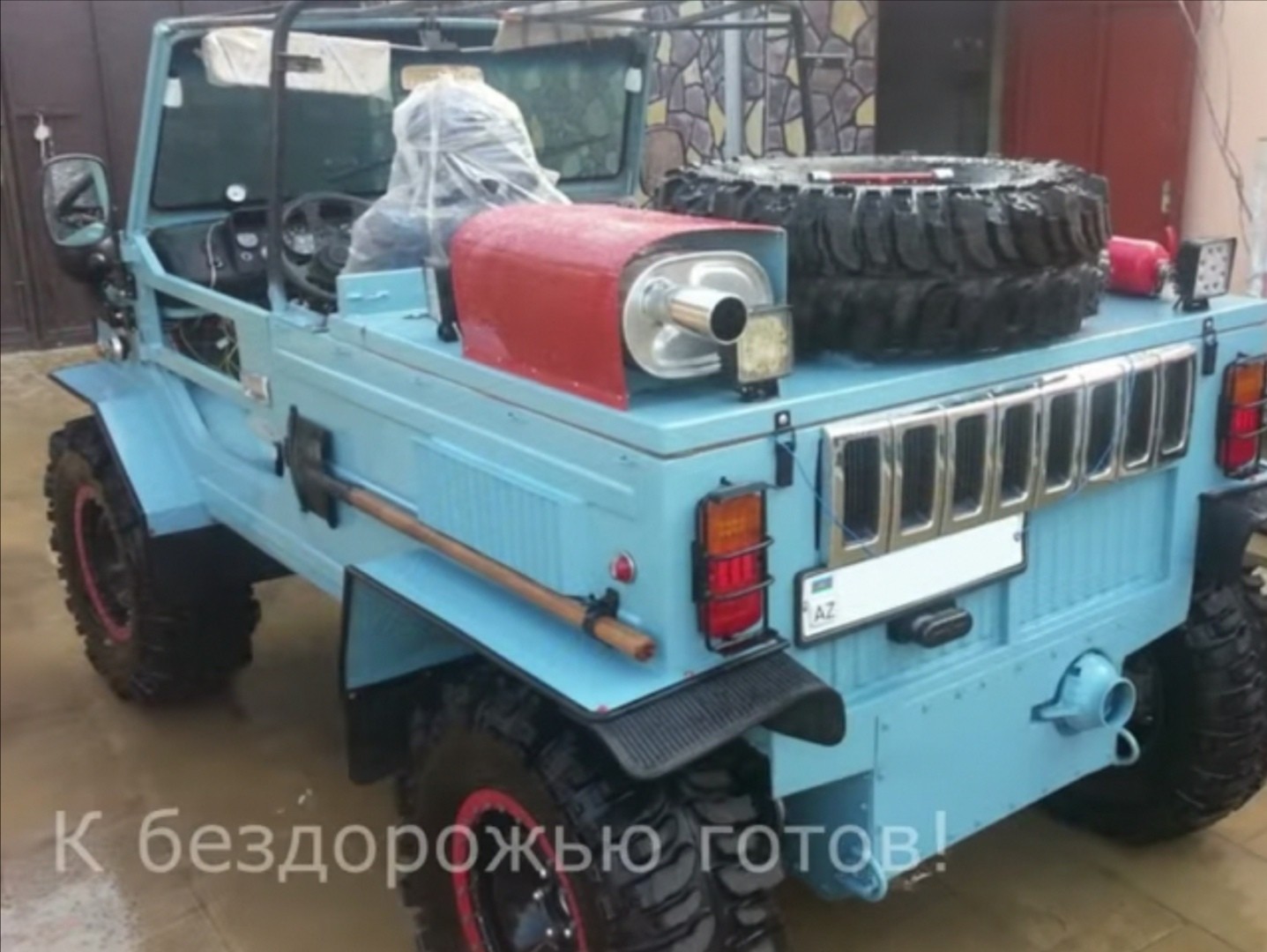 В Сети показали самый нестандартный тюнинг автомобиля ЛуАЗ-969 2