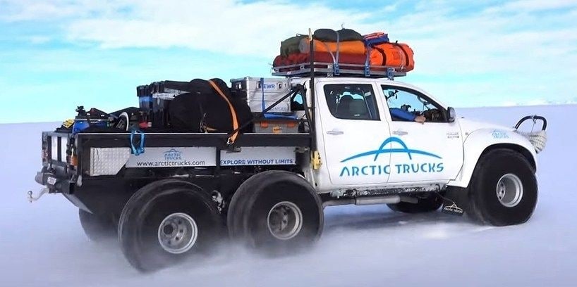Toyota разработала уникальный пикап для исследования Антарктиды 1