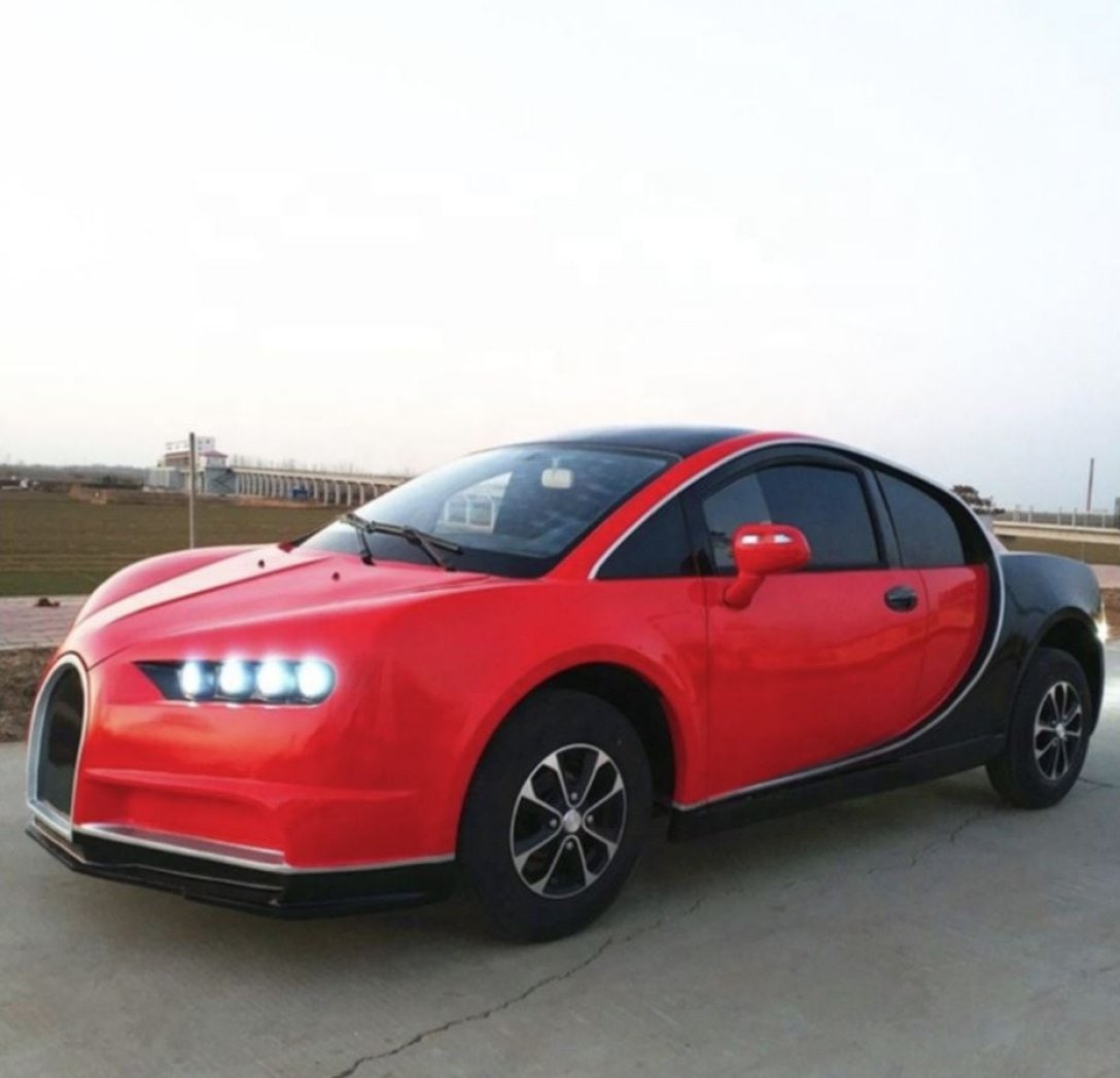 Китайцы создали электрический клон Bugatti, управлять которым можно и без прав 1