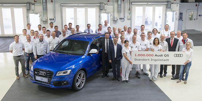 С конвейера в Ингольштадте сошел миллионный кроссовер Audi Q5 1