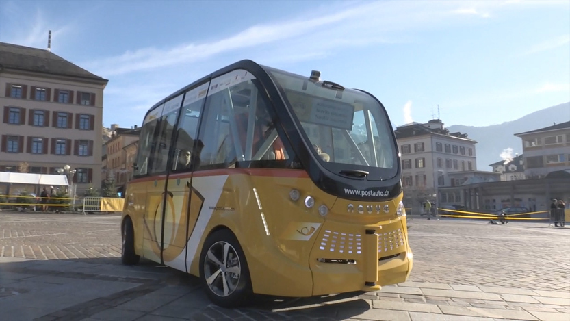 На дороги Швейцарии вышел первый беспилотный автобус 2