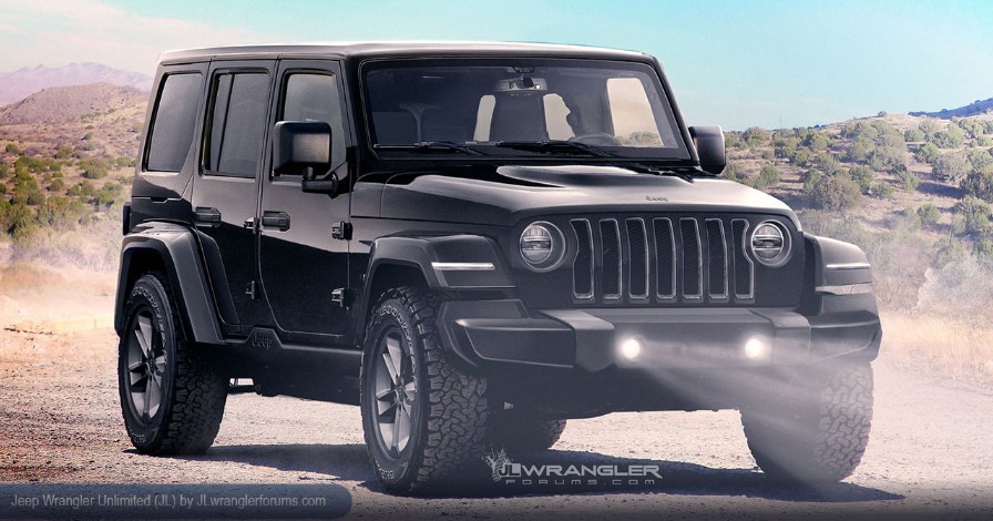 Появились изображения нового Jeep Wrangler 1