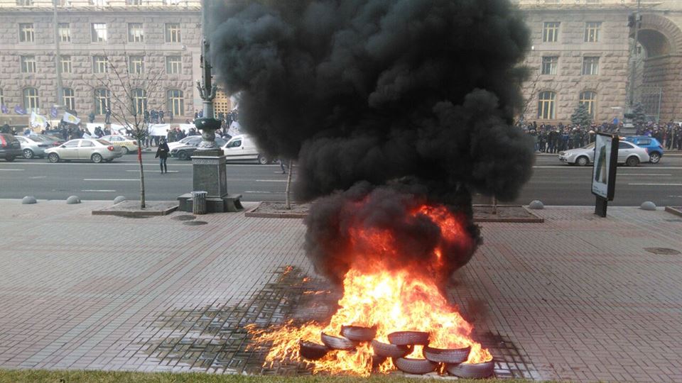 Второй день протестов против Uber: «горящие шины и акции протеста» 1