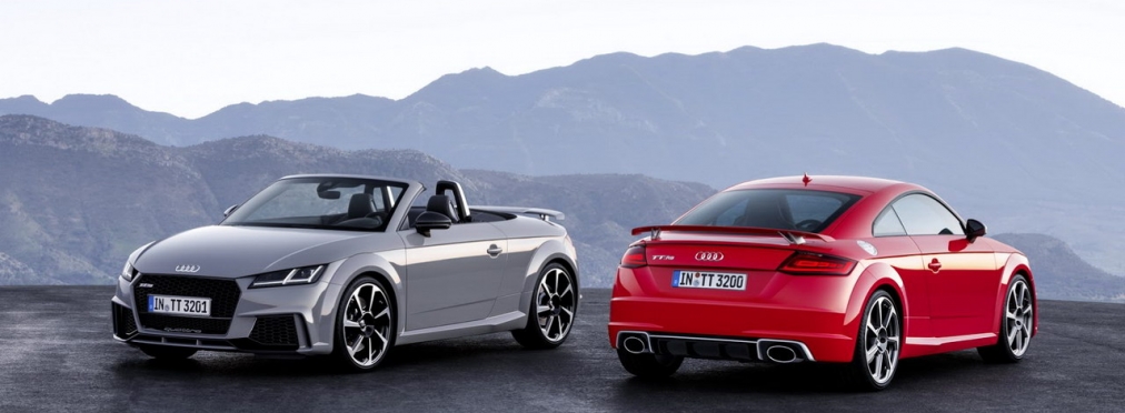 Компания Audi представила обновленный TT RS, мощностью 400 л.с