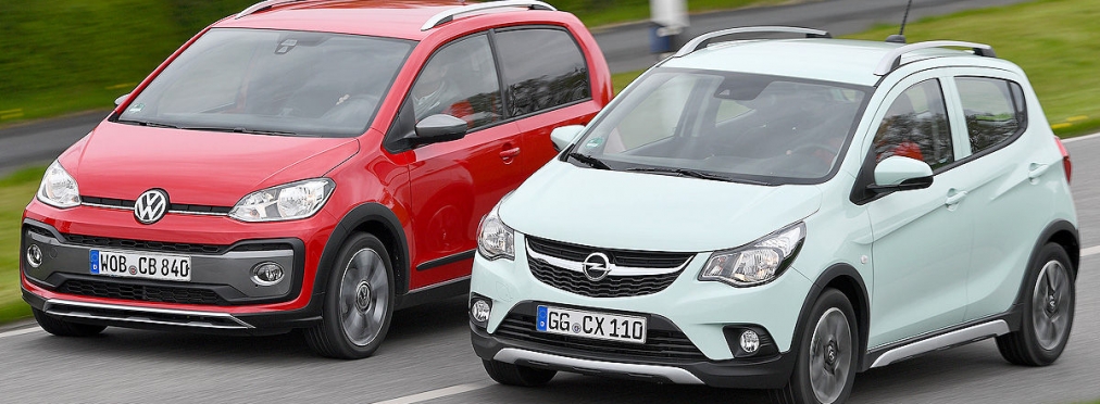 «Идеальные для города»: тест-драйв Opel Karl и VW Cross Up