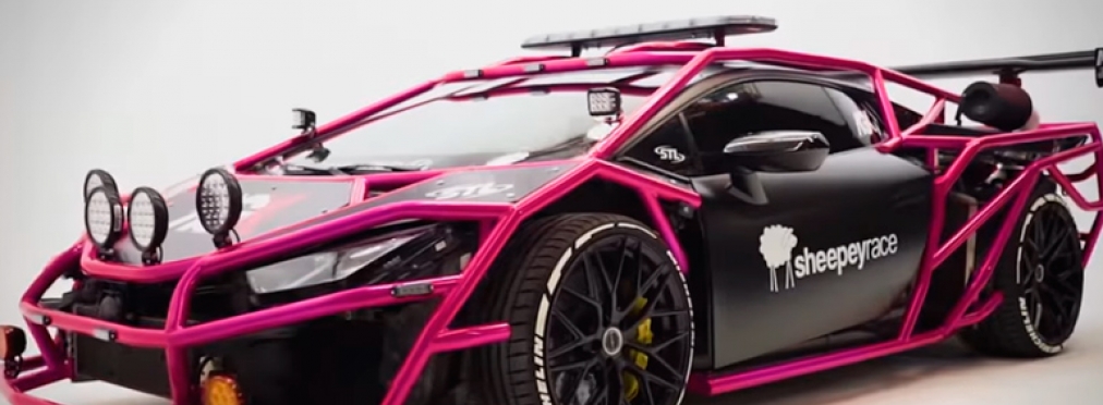 Блогер переделал Lamborghini Huracan в ралли-кар с «экзоскелетом»