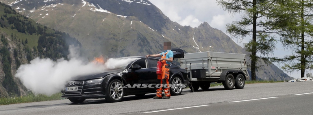 Почему «внезапно вспыхнул и сгорел дотла» тестовый Audi A7