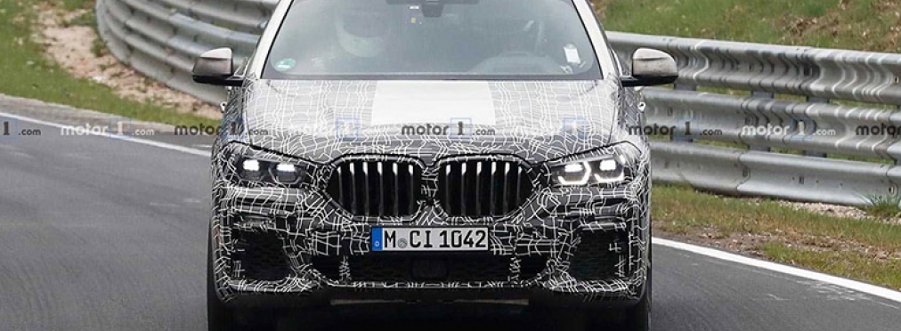 Новый BMW X6 M50i Spied замечен на Нюрбургринге