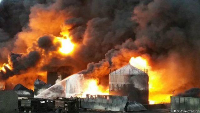 За неделю было разрушено 6 нефтебаз в Украине